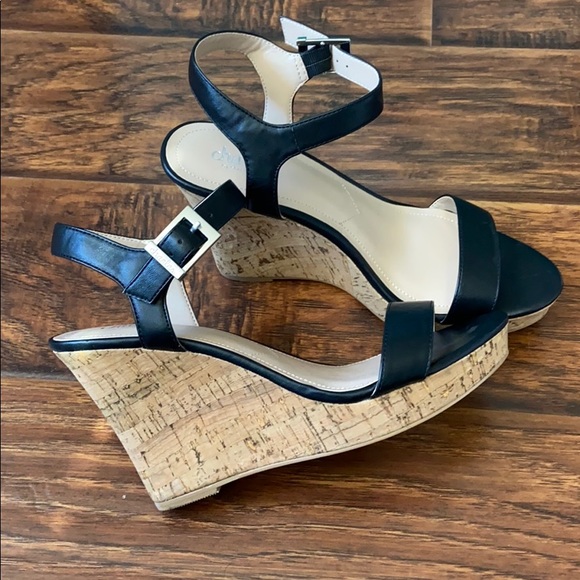 Cork wedge sandals by Charles David - Picture 2 of 4
